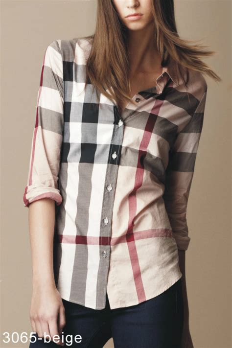 burberry femme chemise